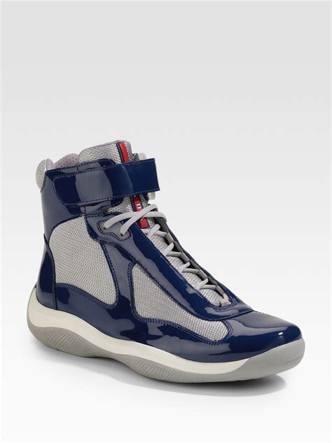 prada sneake|prada high top sneakers women's.